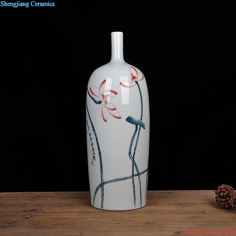 Scene, jingdezhen ceramic vase xinhua hand-painted "fragrance" household act the role ofing is tasted crafts