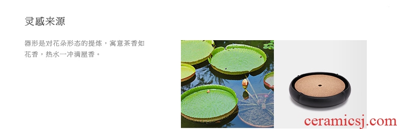 Thousands of thousand water household ceramic tea tray # kung fu tea creative Japanese tea ceremony tea tray flower has a sweet 02