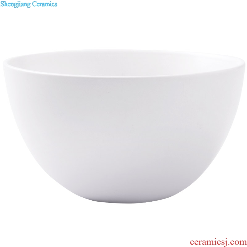 Ijarl million jia creative Nordic contracted ceramic household tableware large salad bowl bowl noodles in soup bowl of Ceylon island