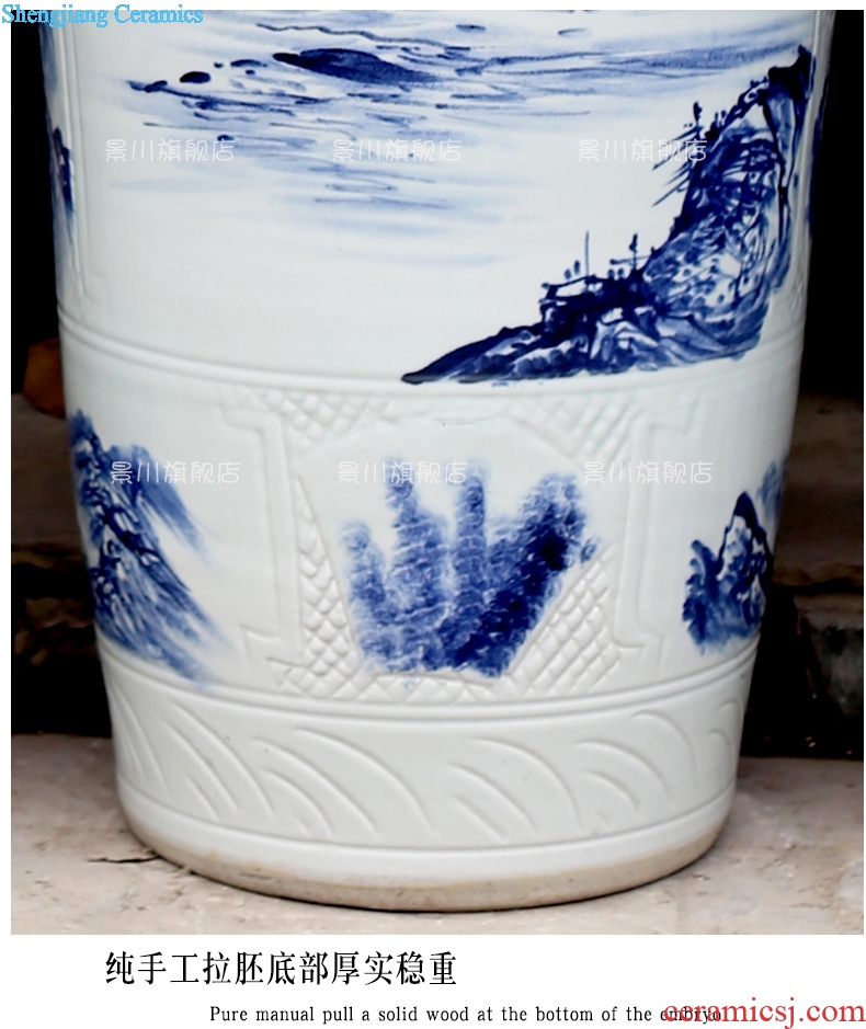 Has a long history of jingdezhen ceramics pine greet chaoyang landing big vase vases sitting room adornment is placed