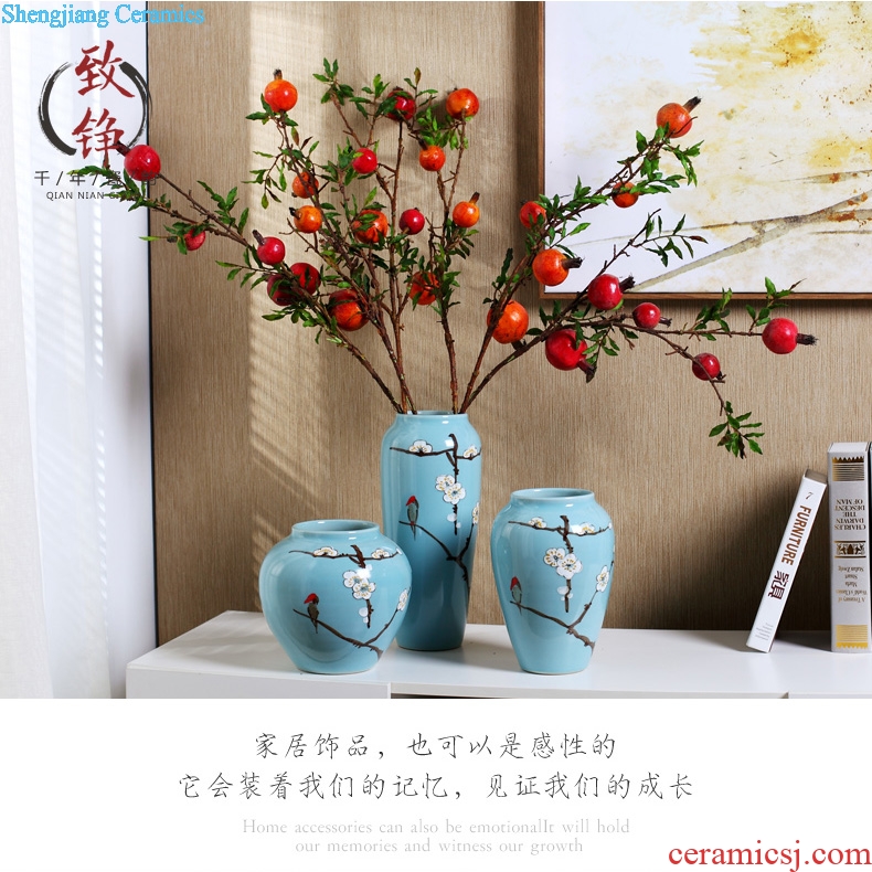 Creative furnishing articles household act the role ofing is tasted wine sitting room bedroom decoration wedding gift vase ceramic handicraft ornament