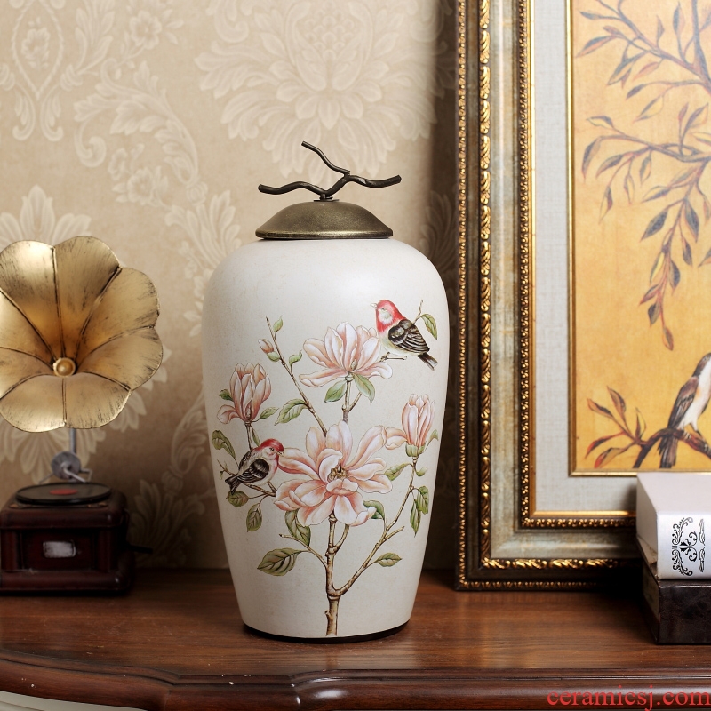 American country ceramic storage tank furnishing articles European household soft adornment the sitting room porch ark exhibition hall example room