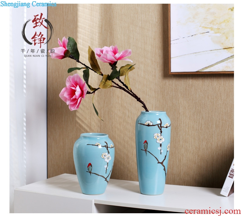 Creative furnishing articles household act the role ofing is tasted wine sitting room bedroom decoration wedding gift vase ceramic handicraft ornament