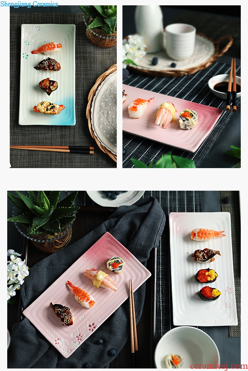 Ijarl million fine ceramic Japanese dish compote dish dessert plate sushi plate small cold dish dish dish plate
