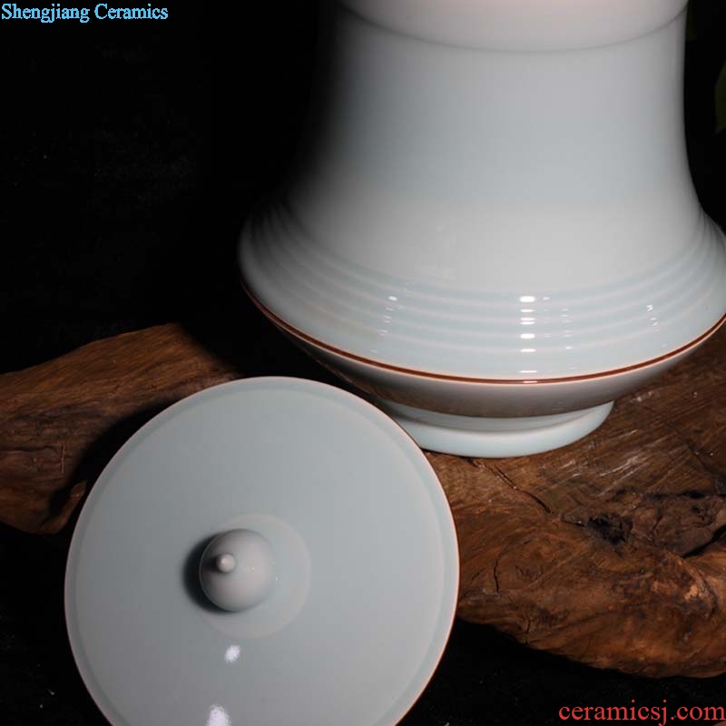 Jingdezhen 25 kg abnormity monochromatic celadon porcelain tea pot home decoration furnishing articles high-end collectibles