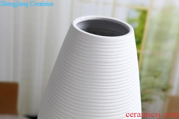 Europe type TV ark contracted sitting room ground vase furnishing articles of jingdezhen ceramics modern large creative dry flower arranging flowers