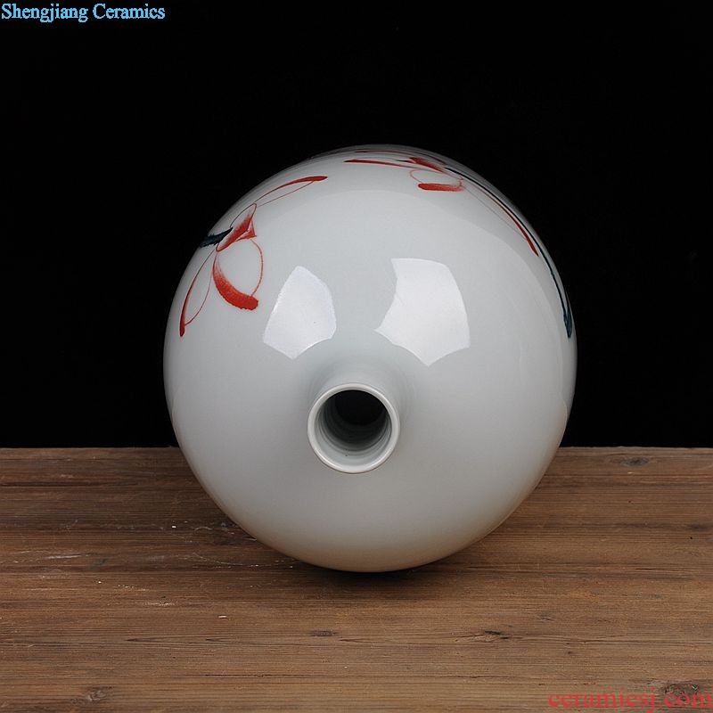 Scene, jingdezhen ceramic vase xinhua hand-painted "fragrance" household act the role ofing is tasted crafts