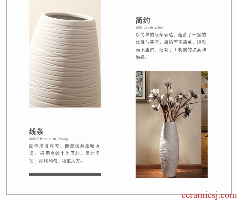 The sitting room is contemporary and contracted ceramic fashion TV ark of large vase lucky bamboo example room hotel decoration furnishing articles