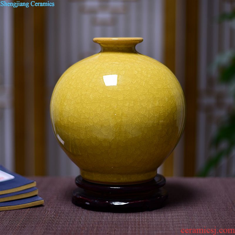 General view, jingdezhen ceramics glaze color pot of Chinese modern household act the role ofing is tasted daily kitchen furnishing articles
