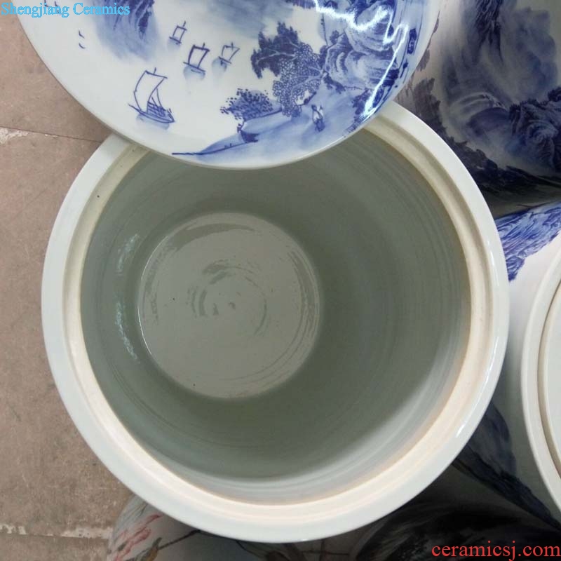 Pu 'er tea cake cover pot high-grade ceramic art cover the seventh, peulthai the practical cover cans ceramic straight cover pot
