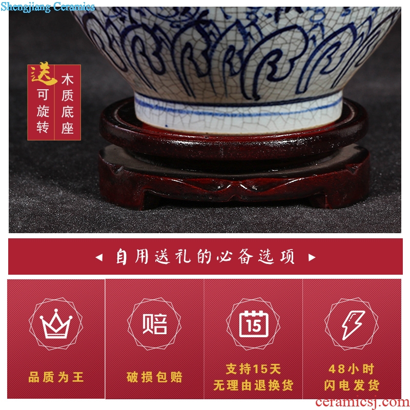 Jingdezhen ceramics vase household act the role ofing is tasted furnishing articles flower arranging living room TV cabinet decoration decoration