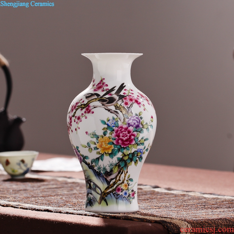 Package mail jingdezhen ceramics floret bottle flower arrangement, household act the role ofing is tasted furnishing articles guest restaurant decorative arts and crafts