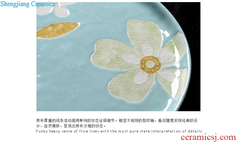 Ijarl million jia long Japanese ceramic dish dish plates of sushi fish dish dumpling dish dish fruit bowl