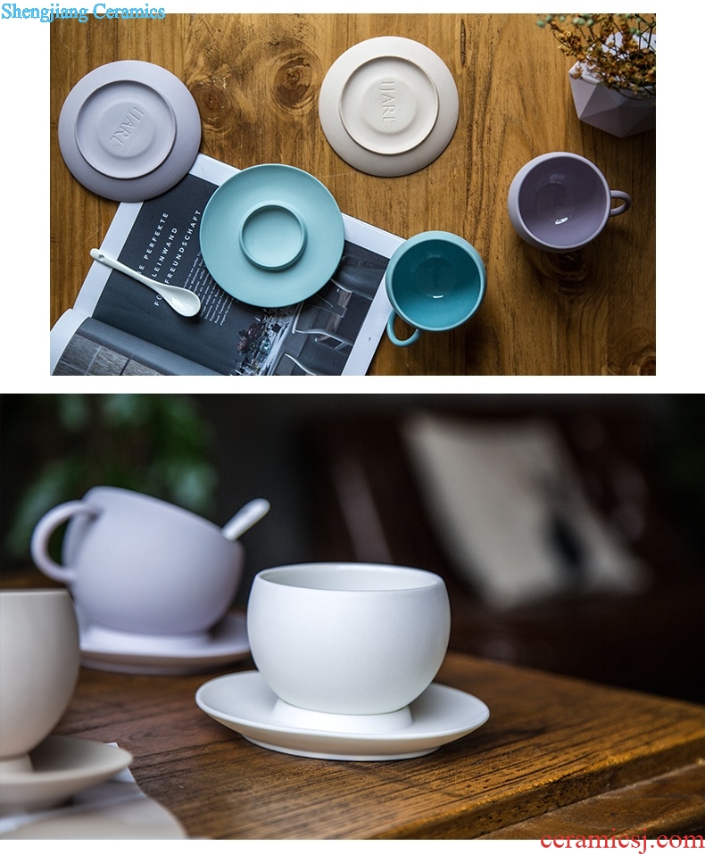 Ijarl million jia Nordic creative ceramic coffee cups and saucers suit milk a cup of tea with cups and saucers breakfast cup