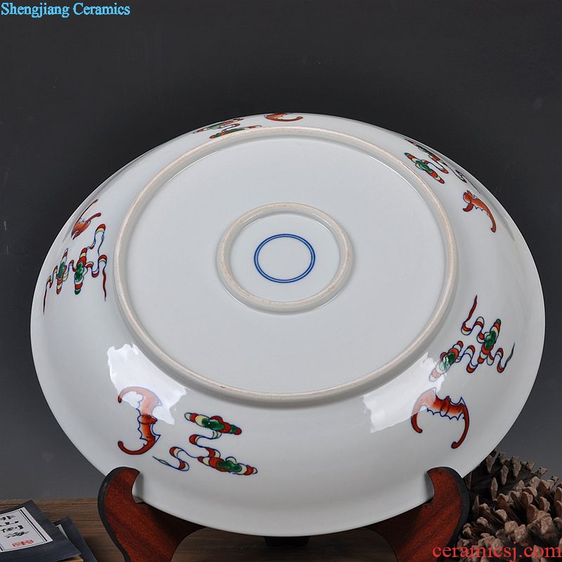 Scene imitation Ming and qing dynasty, jingdezhen ceramics hand-painted bucket decorated prosperous trading household act the role ofing is tasted crafts are open