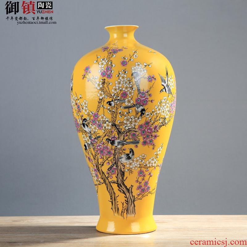 The modern home decoration ceramic furnishing articles sitting room porch ark TV ark vase decoration creative arts and crafts