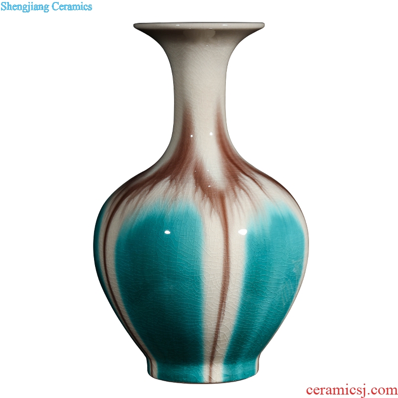 Jingdezhen ceramic vase furnishing articles flower arranging device vase sitting room porch decoration decorative vase household arts and crafts