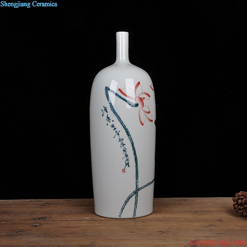 Scene, jingdezhen ceramic vase xinhua hand-painted "fragrance" household act the role ofing is tasted crafts