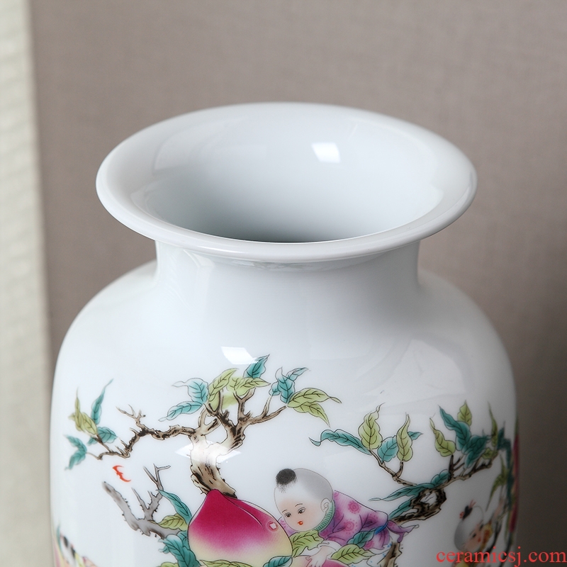 European medium handicraft decoration porcelain ceramic vase household act the role ofing is tasted the living room floor vase restoring ancient ways furnishing articles