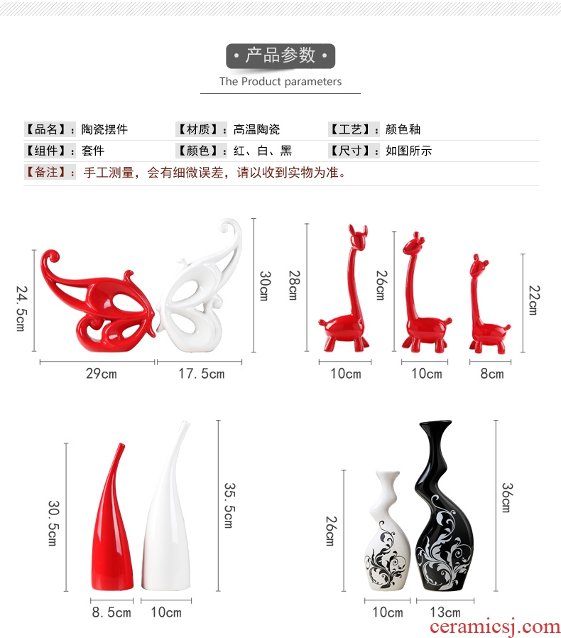 Contemporary and contracted household act the role ofing is tasted TV ark jingdezhen ceramics decoration wedding gift and decoration