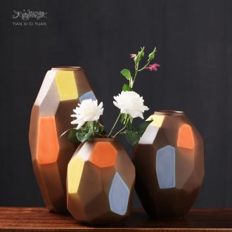 The modern ceramic vase furnishing articles creative contracted sitting room window table dry flower flower implement home decoration