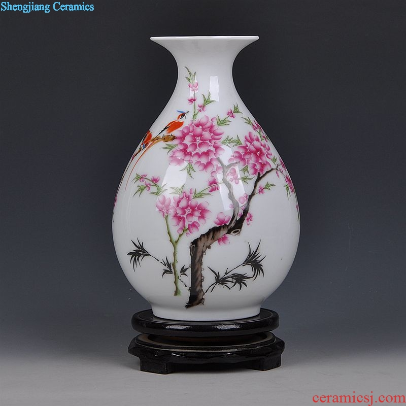 Modern fashion scene, jingdezhen ceramics vase home handicraft furnishing articles home sitting room adornment ornament