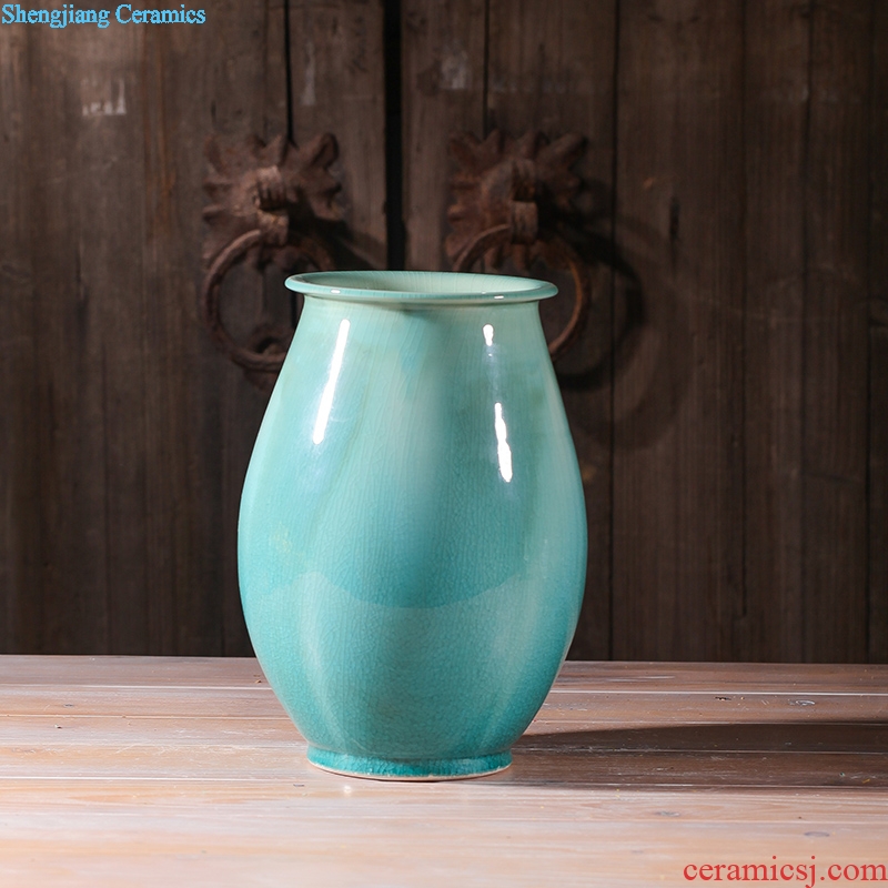 Jingdezhen ceramics ice crack crack glaze glaze vase modern home furnishing articles mesa of sitting room adornment handicraft