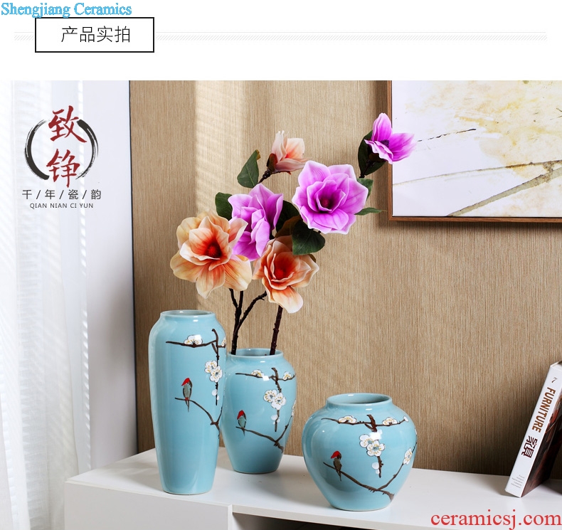 Creative furnishing articles household act the role ofing is tasted wine sitting room bedroom decoration wedding gift vase ceramic handicraft ornament