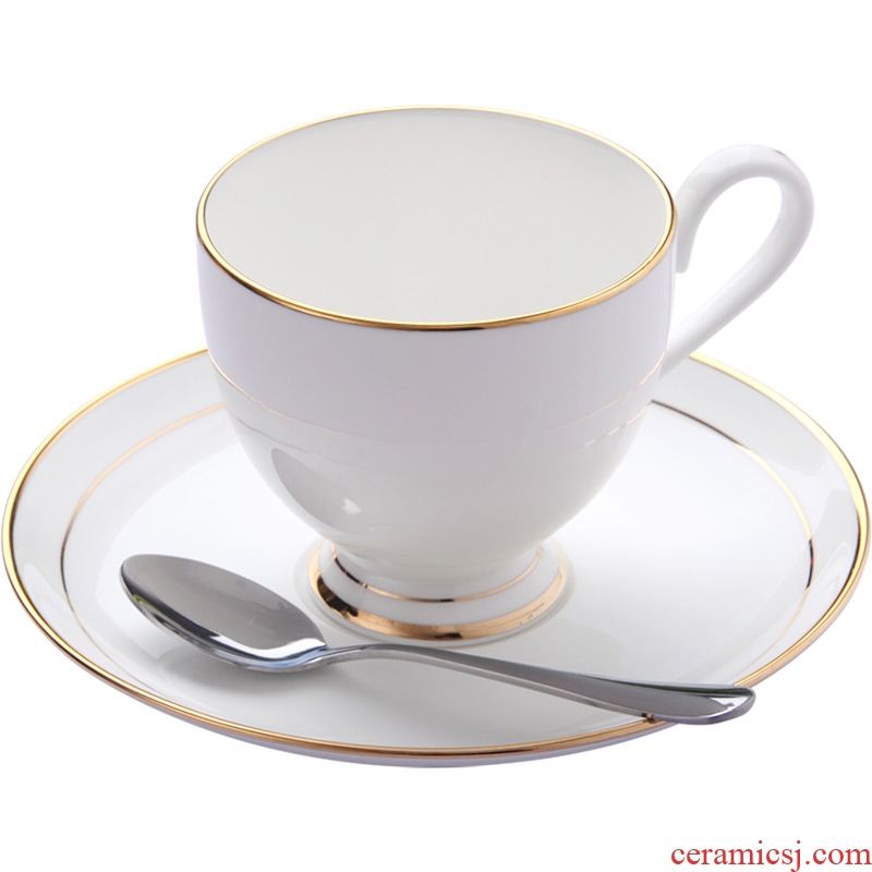 Jingdezhen european-style bone China afternoon tea set creative household soft outfit phnom penh ceramic cup coffee cups and saucers send the spoon