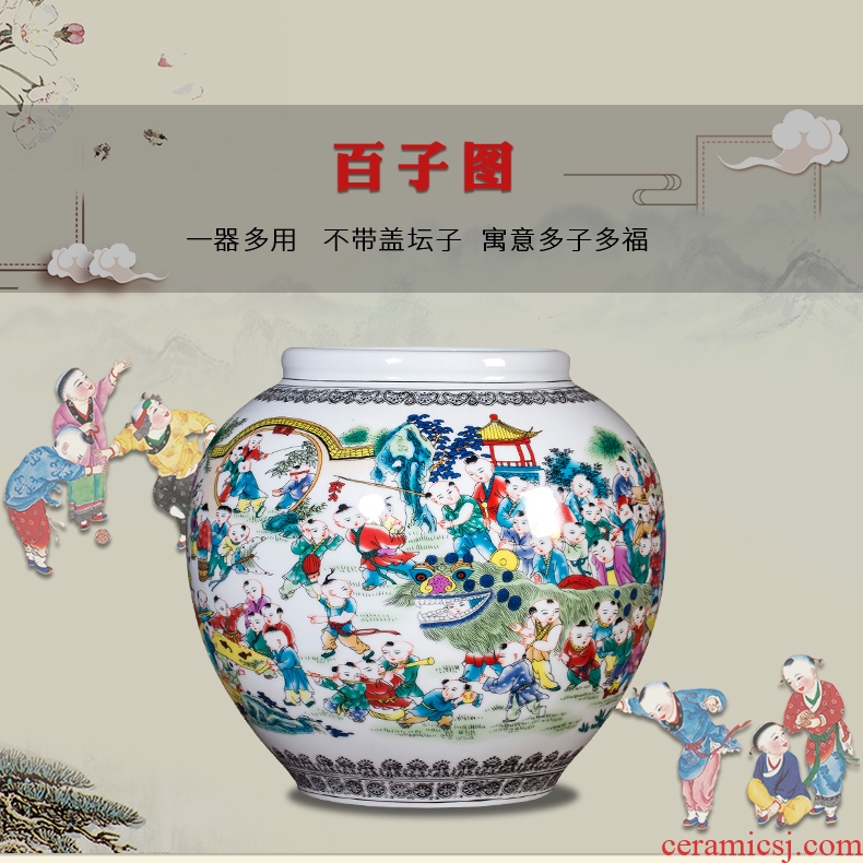 Jingdezhen ceramics vases, flower arranging furnishing articles figure home sitting room adornment process antique Chinese style is classic the ancient philosophers
