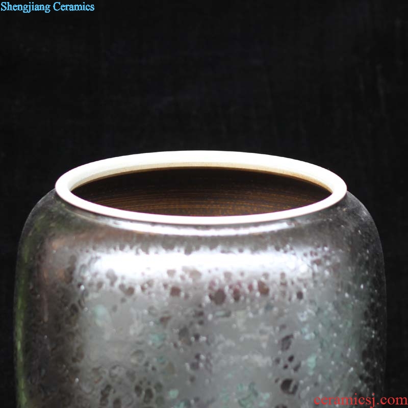 Jingdezhen 6 jin jin 45 20 jins storage jar of orange to dark red porcelain ceramic storage tank