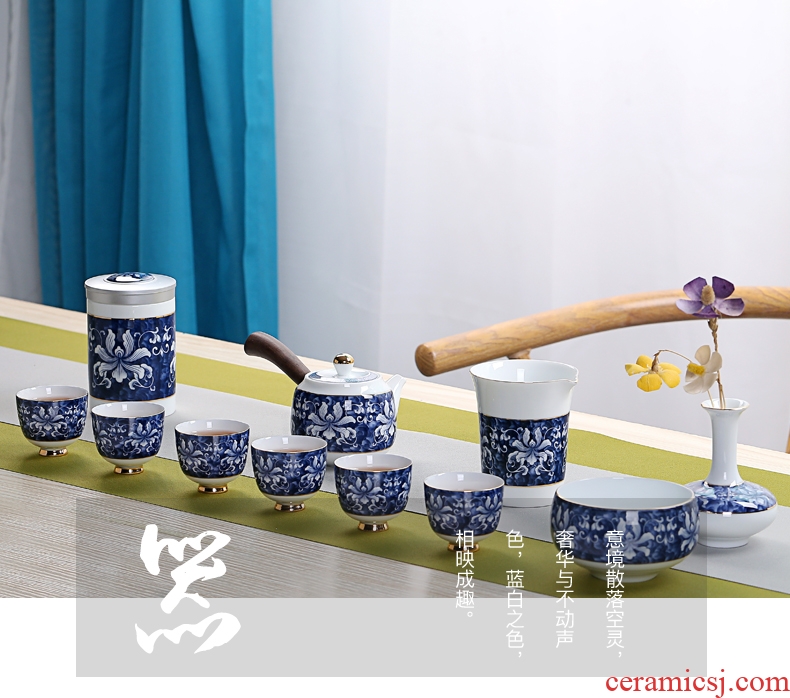 Old looking, blue and white porcelain cup have small tea wash tea tea accessories