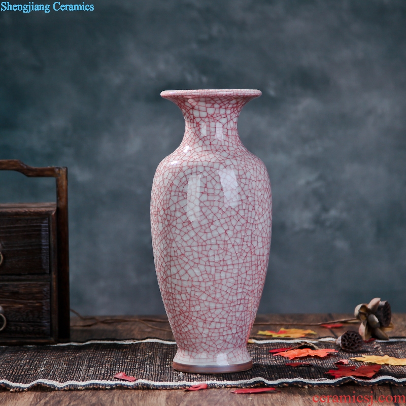 Jingdezhen ceramics in the vase to open the slice archaize of jun porcelain vases, modern home sitting room adornment ornament furnishing articles