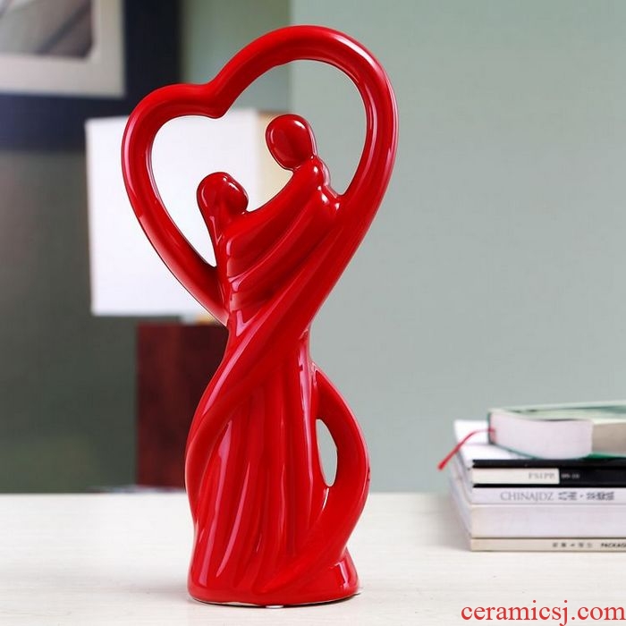Contemporary and contracted household act the role ofing is tasted furnishing articles ceramic decoration practical figure sitting room decoration wedding gift