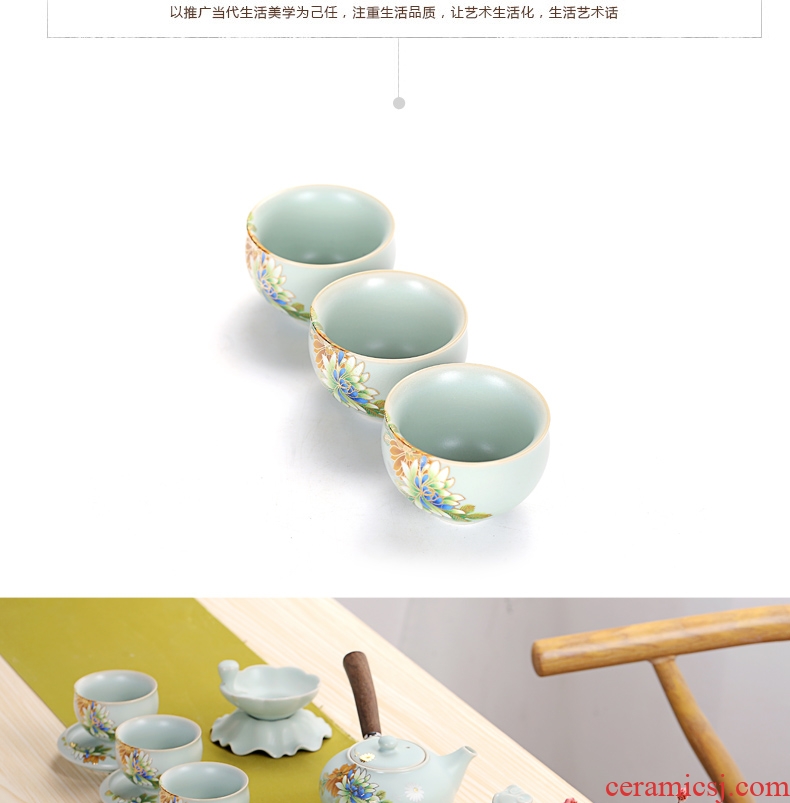 Old looking, your kiln piece on flower sample tea cup master kung fu tea set ceramic cup cup of personal tea cup