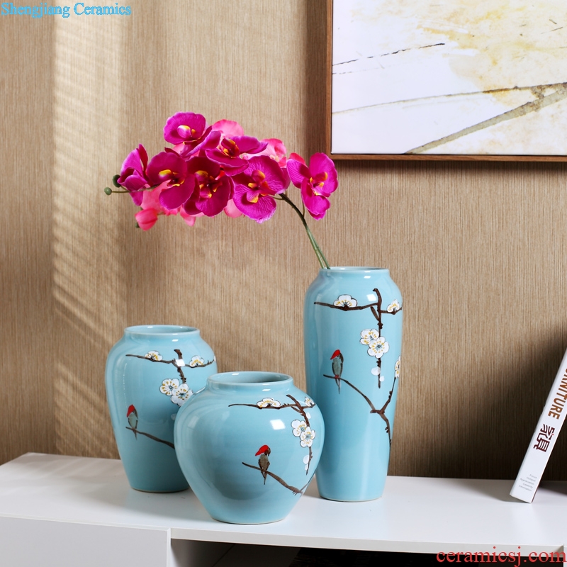 Creative furnishing articles household act the role ofing is tasted wine sitting room bedroom decoration wedding gift vase ceramic handicraft ornament