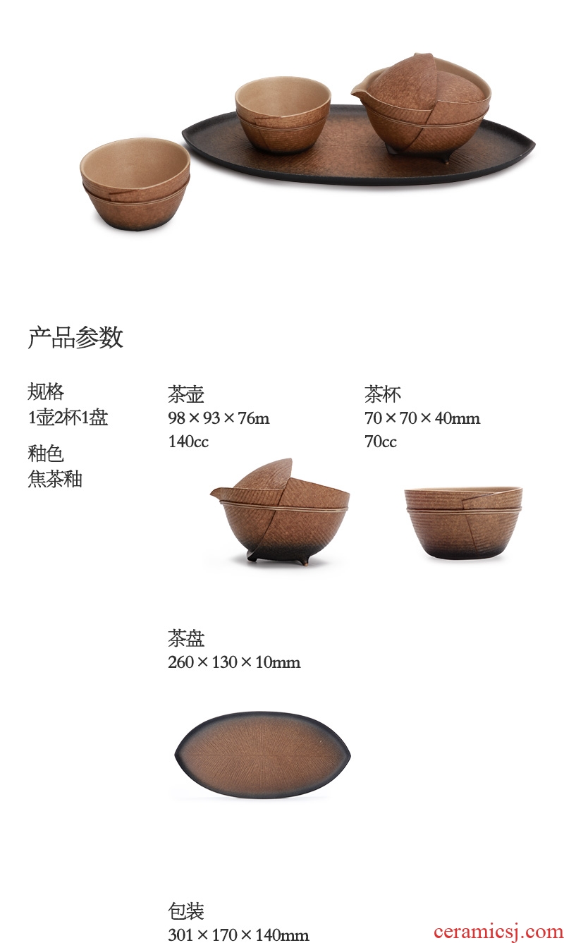 New product with over thousand hall ceremony ceramic kung fu tea set a pot of the two cups daily see love life that occupy the home ground