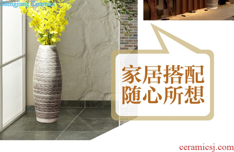 Jingdezhen contracted household ceramics decoration restoring ancient ways furnishing articles a sitting room be born big vase art decoration gifts
