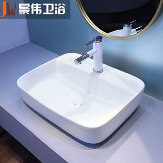 The stage basin sink ceramic lavatory toilet wash gargle circular art basin north European household basin