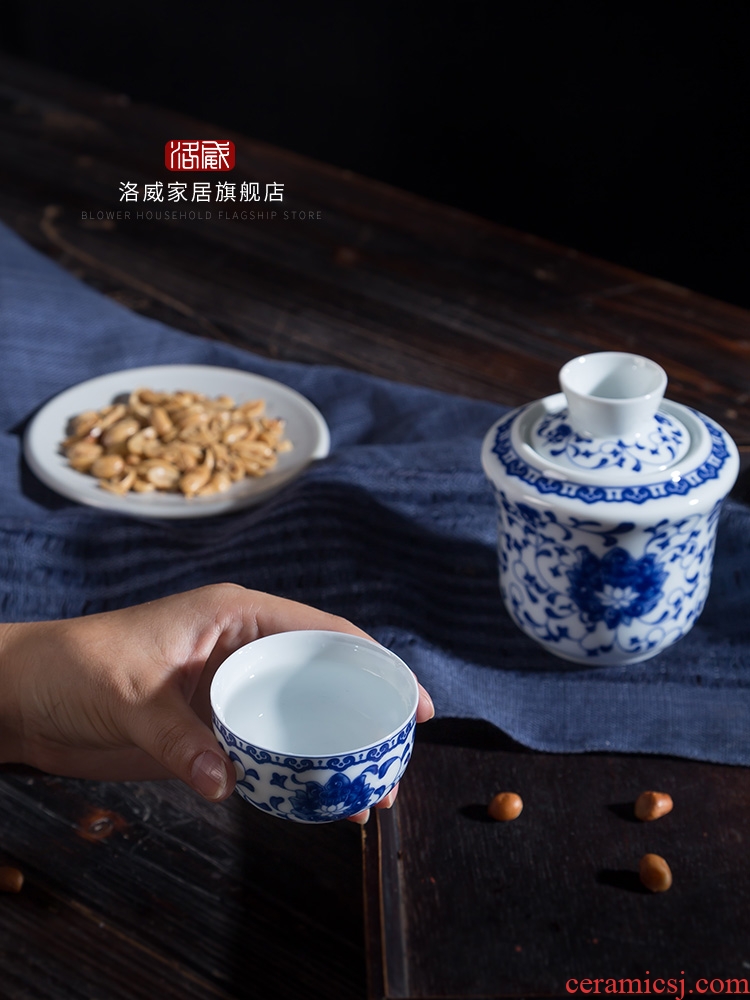 Wine temperature hot hip household Chinese jingdezhen ceramics wine suits wine and rice wine liquor cup hot temperature wine pot