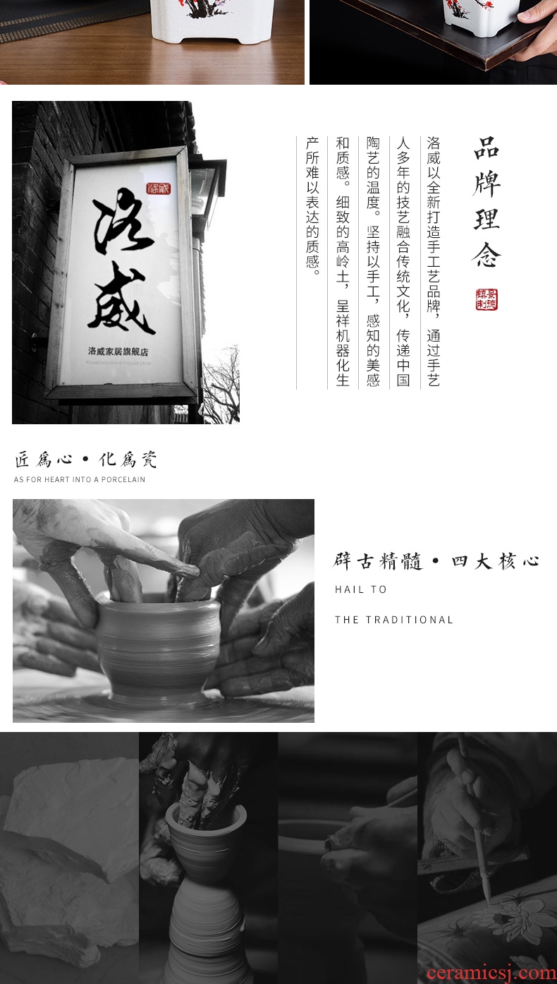Wine temperature hot hip household jingdezhen Chinese nostalgic ceramic heat warm wine bottle wine suits shochu yellow glass