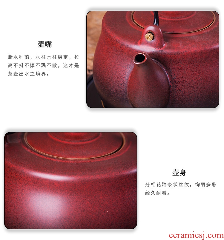 Hot tea stove tea machine electricity TaoLu boiled tea ware jingdezhen ceramic kung fu tea set suits domestic high temperature resistant teapot