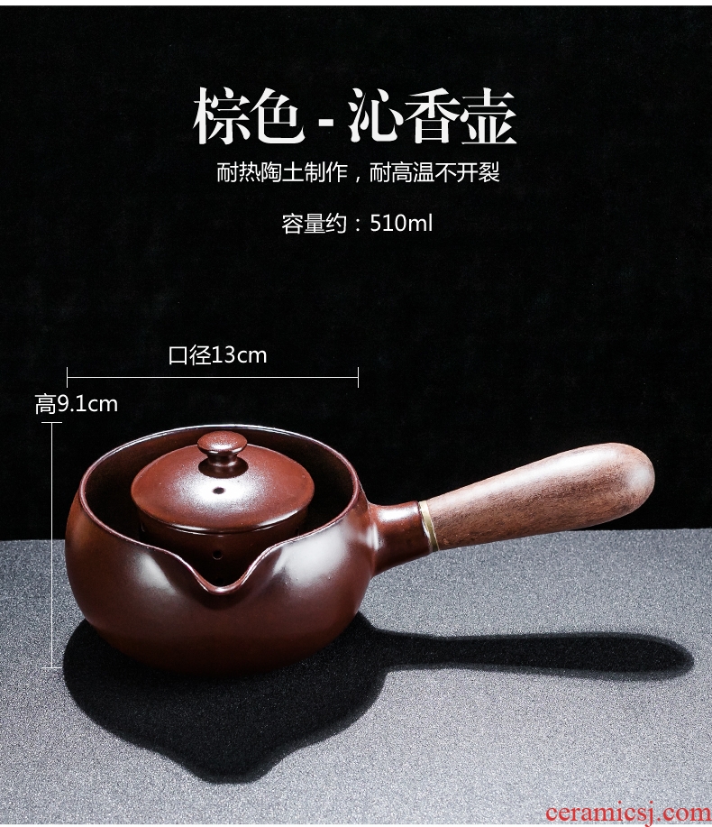 Bin, ceramic boiling tea ware black tea kettle side spend pot of Japanese teapot household electric heating electric TaoLu the teapot