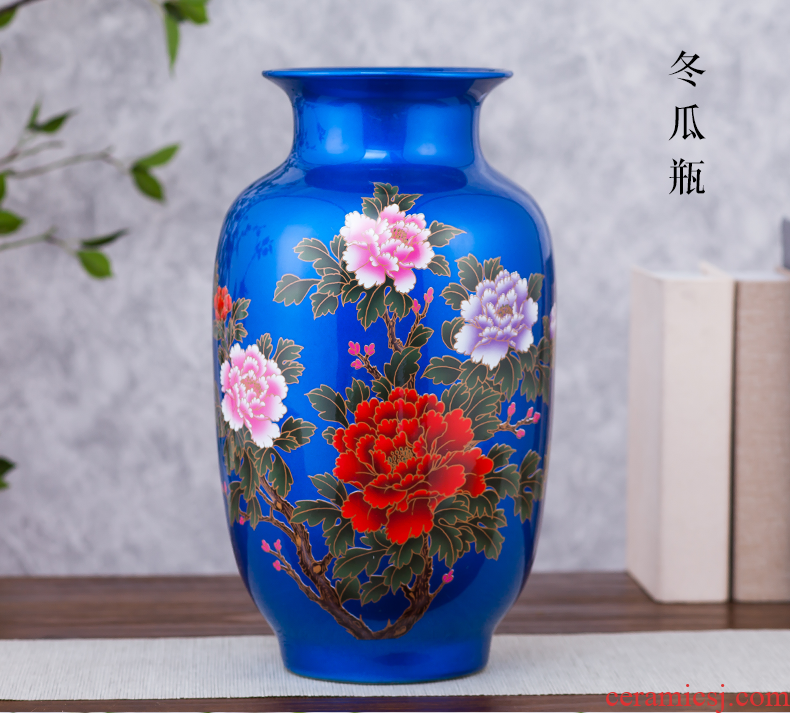 Jingdezhen ceramics vases, flower arranging is contracted and creative home sitting room ark furnishing articles of handicraft ornament