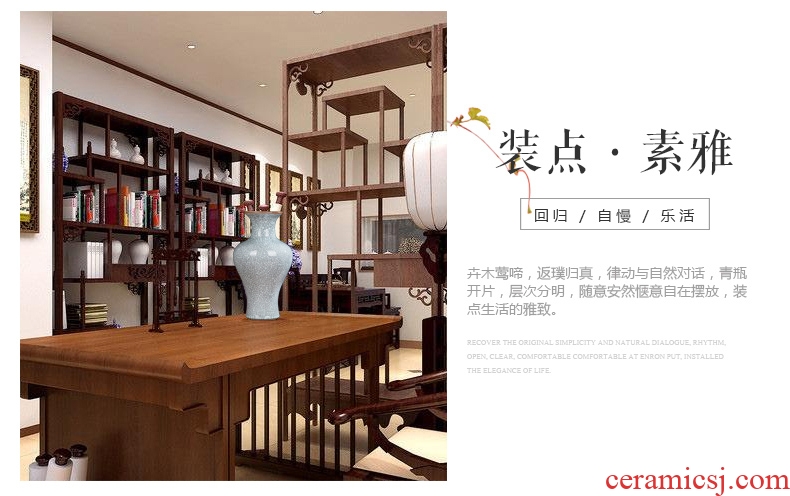 Jingdezhen ceramics vase antique wine accessories kiln crack sitting room office furnishing articles household act the role ofing is tasted