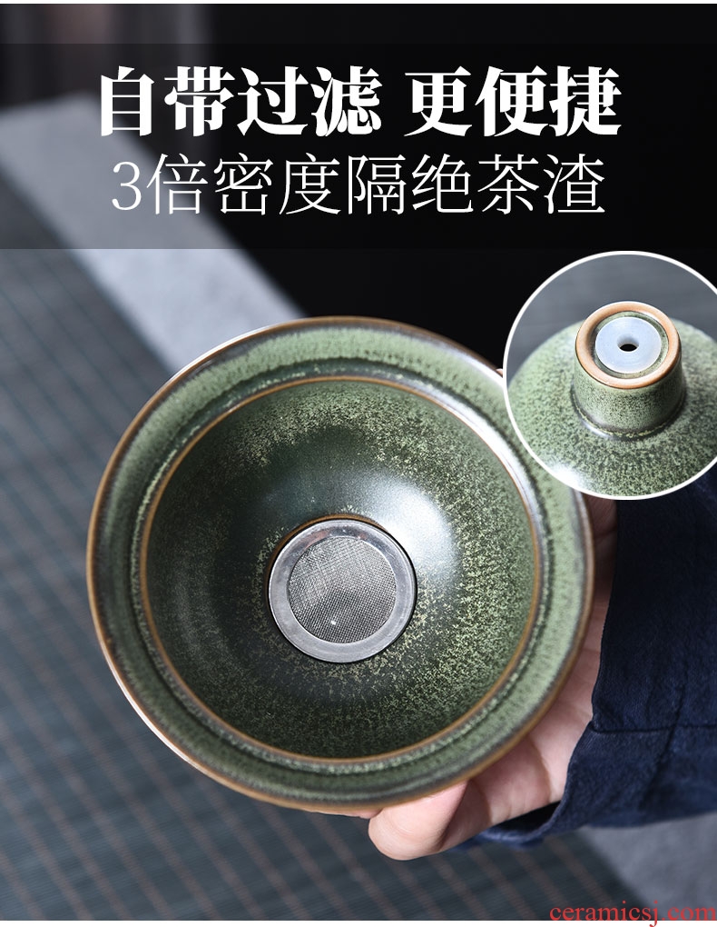 Bo yiu creative lazy half automatic tureen teapot kung fu tea tea tea set household ceramics