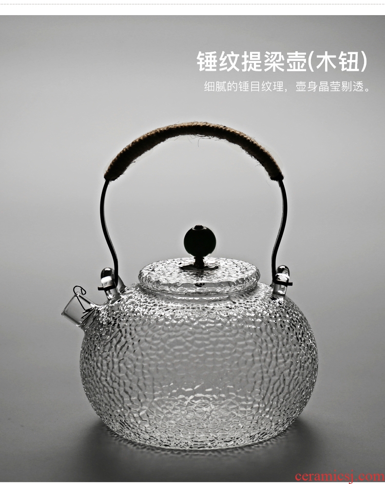 Is good source Japanese cooking ware ceramic electric TaoLu heat-resistant glass tea kettle black tea scented tea tea set the teapot