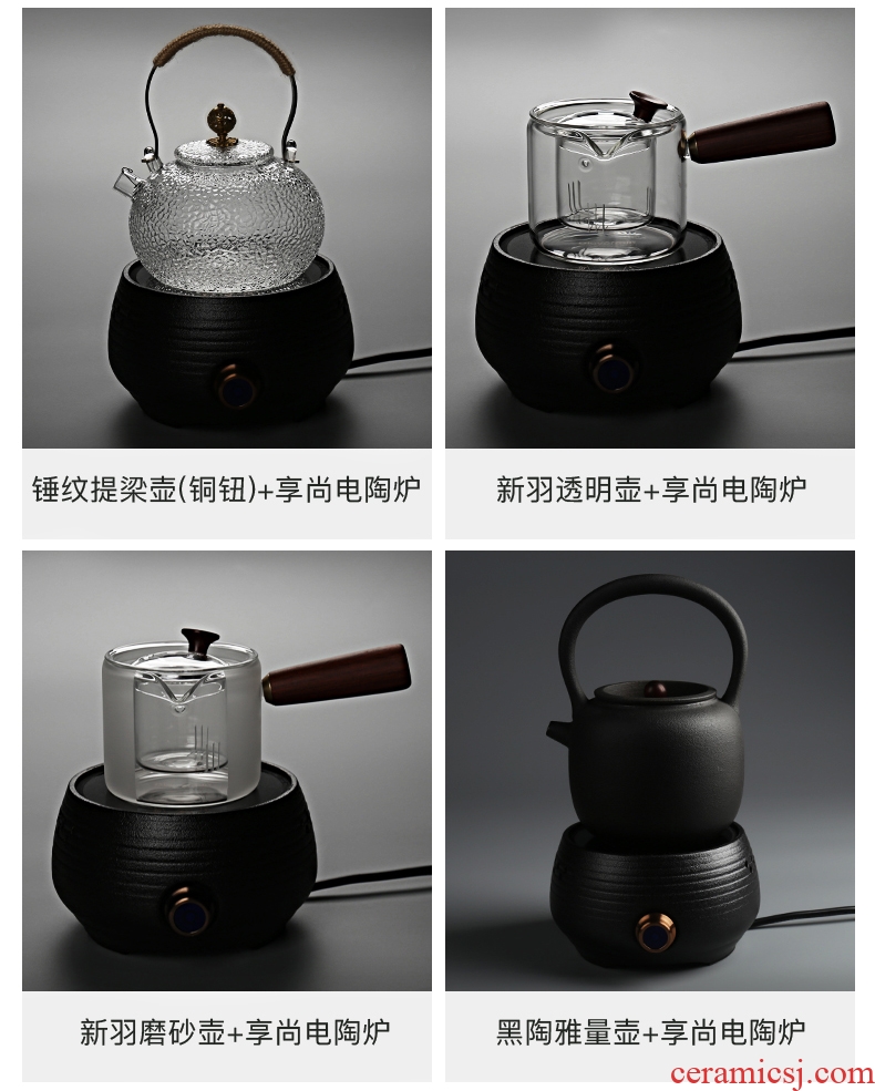 Is good source Japanese cooking ware ceramic electric TaoLu heat-resistant glass tea kettle black tea scented tea tea set the teapot