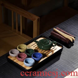 Gorgeous young coarse pottery caddy ceramic POTS sealed cans awake in pu 'er tea packaging gift box