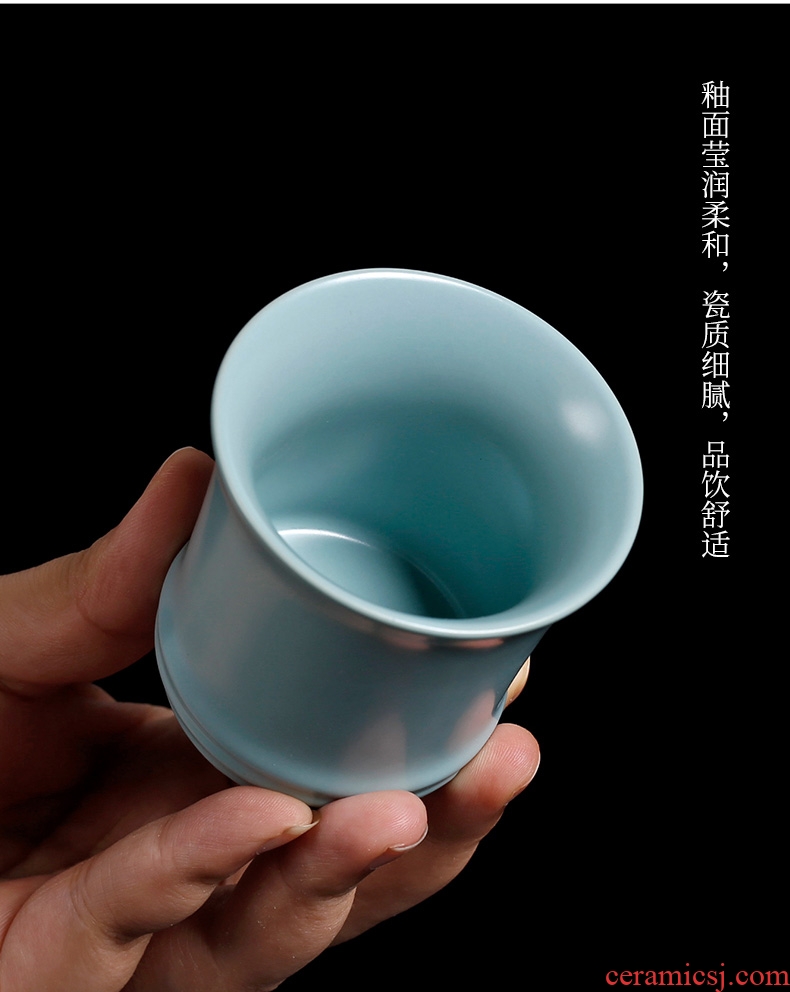 Tea seed your kiln sample tea cup masters cup handmade ceramic tea cup individual slicing can be a single cup of tea